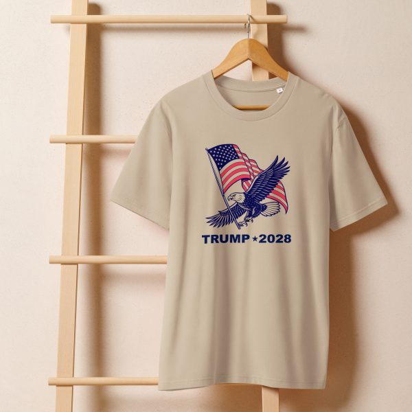 TRUMP 2028 Unisex organic ribbed neck t-shirt - Image 3