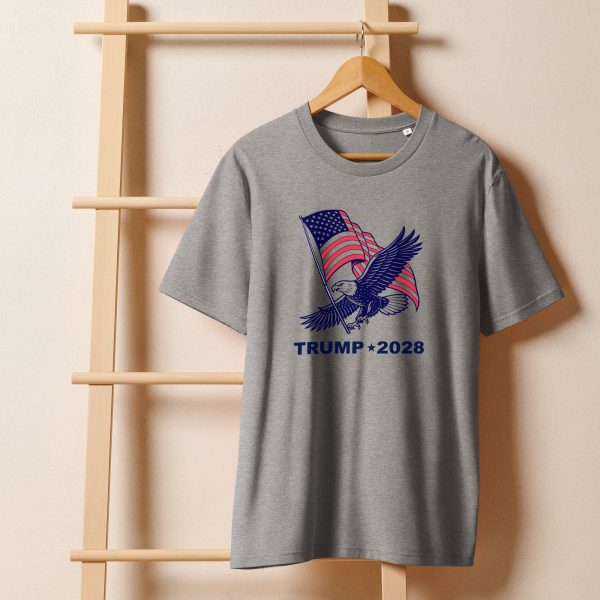 TRUMP 2028 Unisex organic ribbed neck t-shirt - Image 2