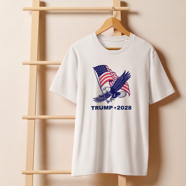 TRUMP 2028 Unisex organic ribbed neck t-shirt - Image 4