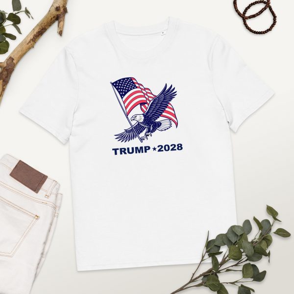 TRUMP 2028 Unisex organic ribbed neck t-shirt - Image 5