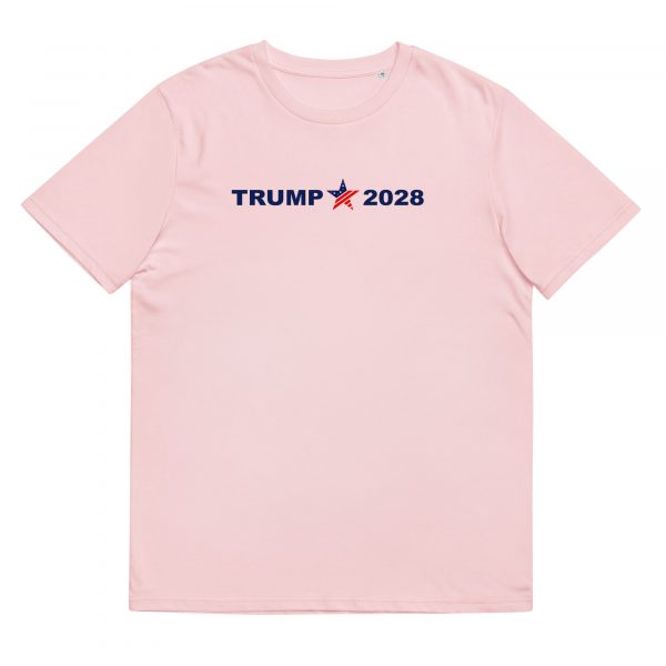 TRUMP 2028 Patriotic Star Unisex organic ribbed neck t-shirt - Image 3