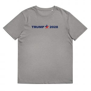TRUMP 2028 Patriotic Star Unisex organic ribbed neck t-shirt